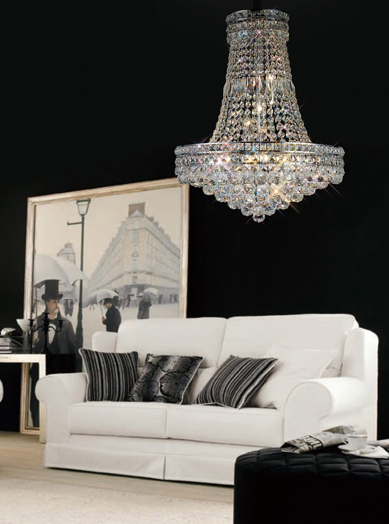 Frances Crystal Ceiling Lights Diyas Statement Crystal Fittings Frances Crystal Ceiling Lights Diyas Statement Crystal Fittings